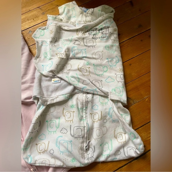 TWO! Halo Newborn and Size Small Sleep Sack Swaddles - Picture 2 of 8